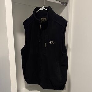 Drake Black Fleece Vest